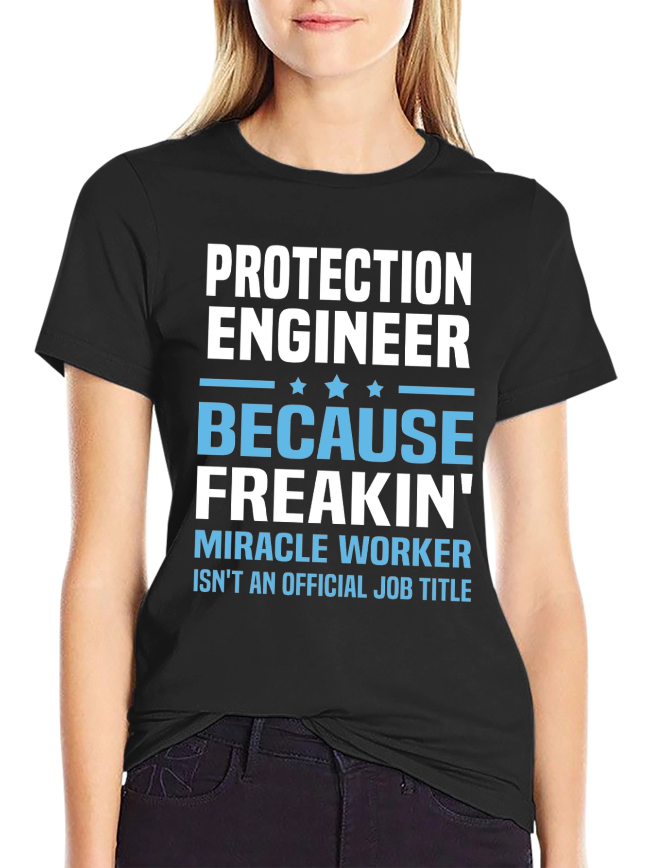 Protection Engineer Funny Job Title T-Shirt