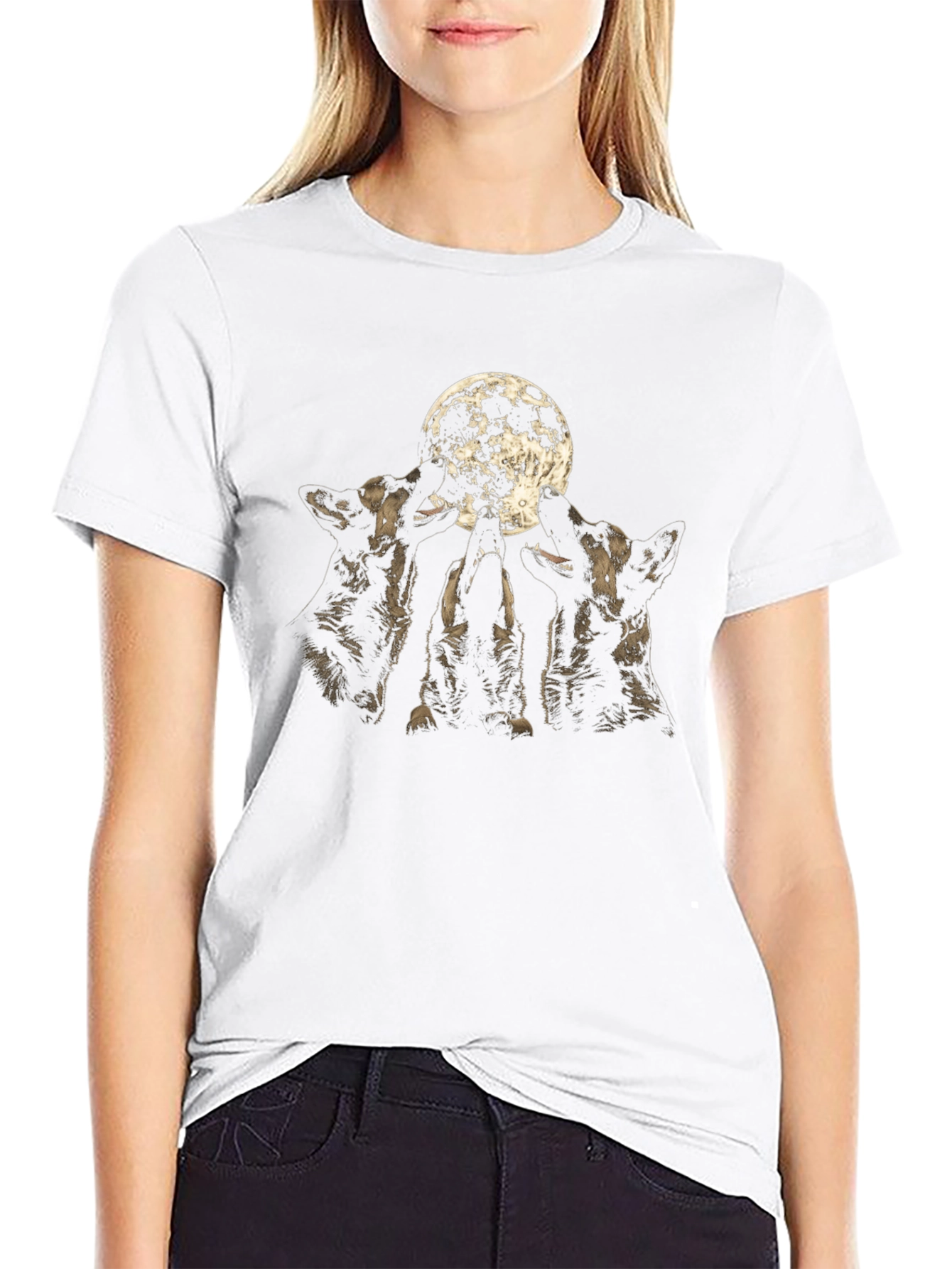 Wolf Moon Graphic T-Shirt