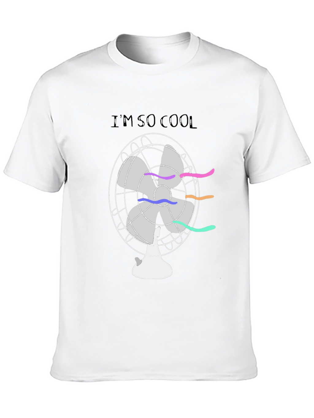 Cool Fan T-Shirt - Quirky Graphic Tee