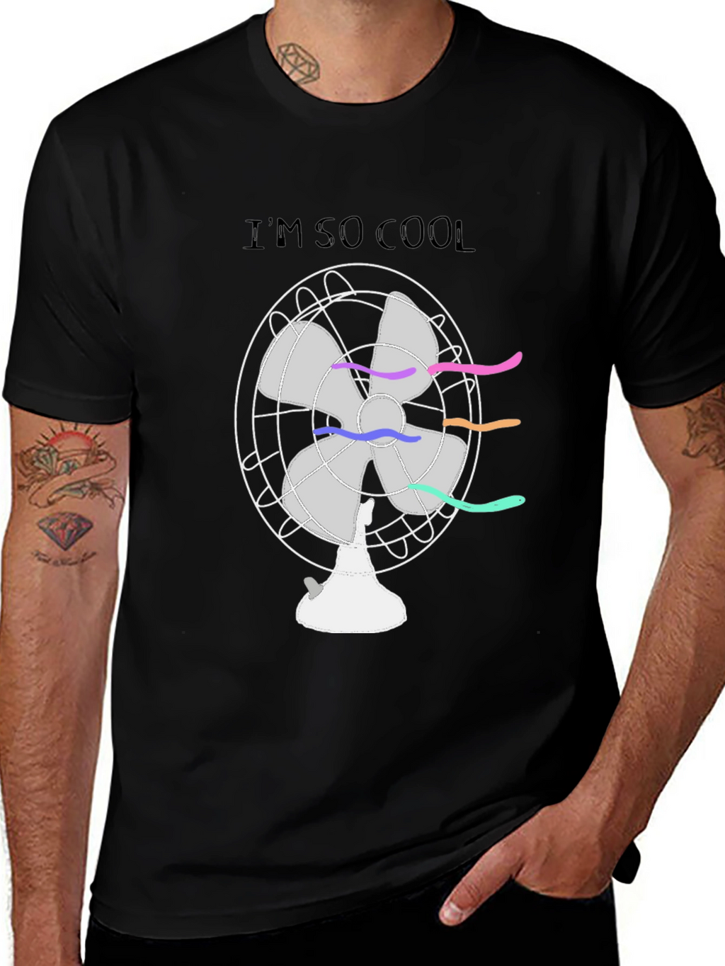 Cool Fan T-Shirt - Quirky Graphic Tee