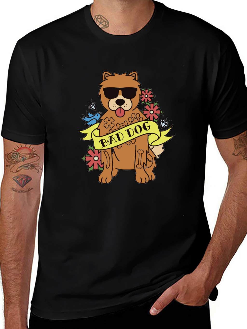 Bad Dog Graphic T-Shirt