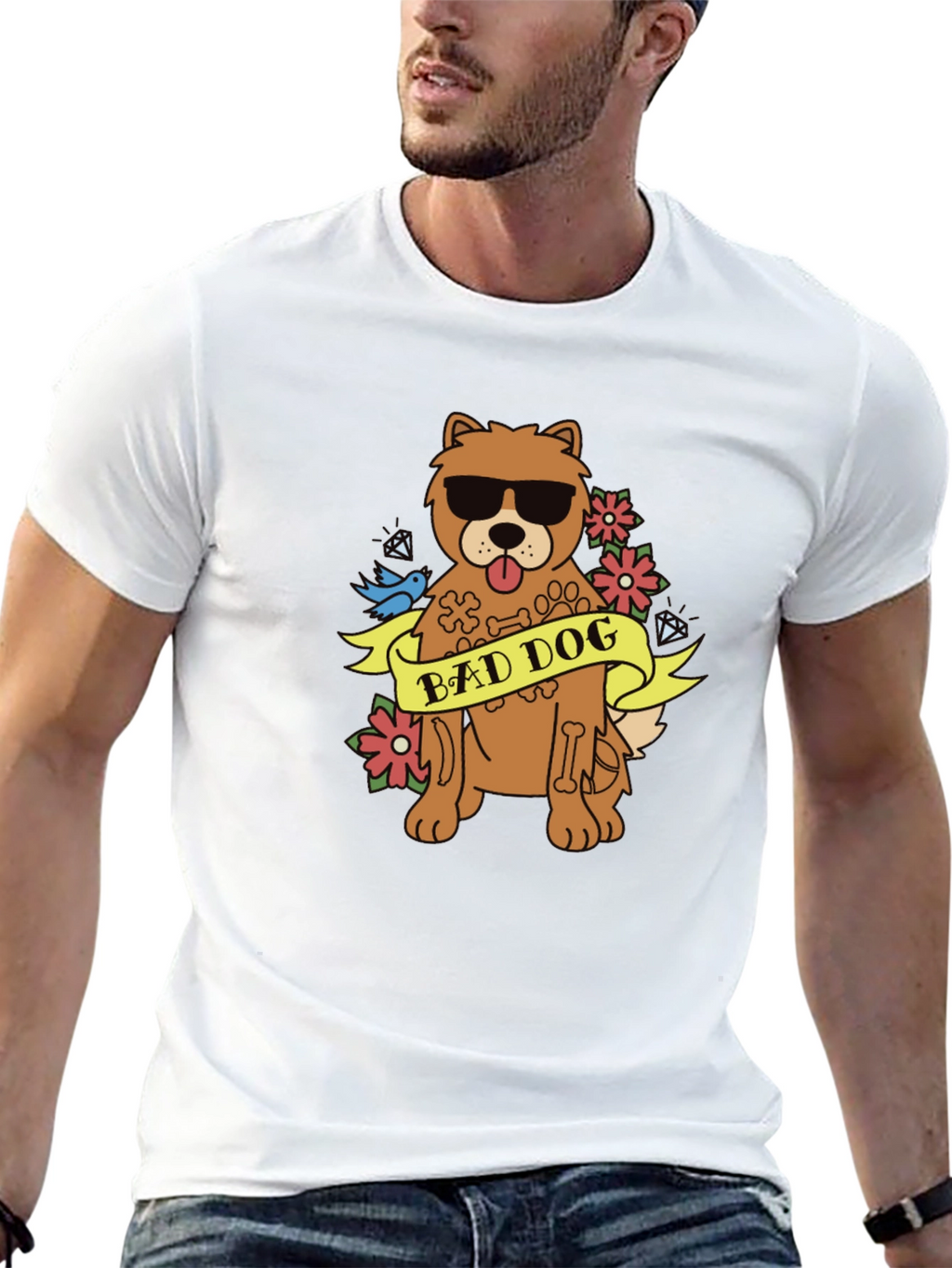 Bad Dog Graphic T-Shirt