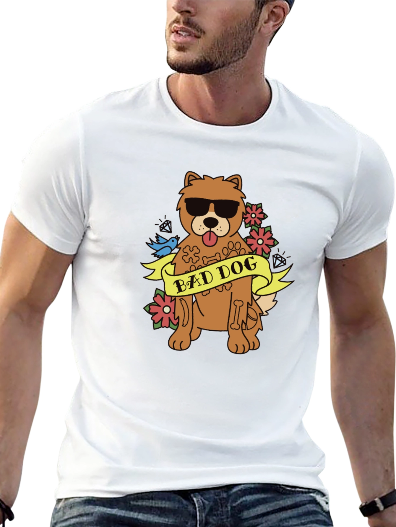 Bad Dog Graphic T-Shirt