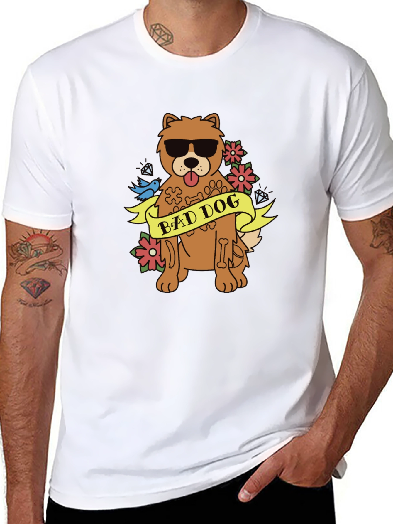 Bad Dog Graphic T-Shirt