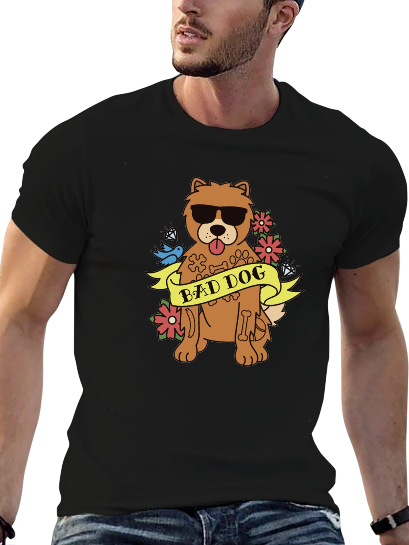 Bad Dog Graphic T-Shirt