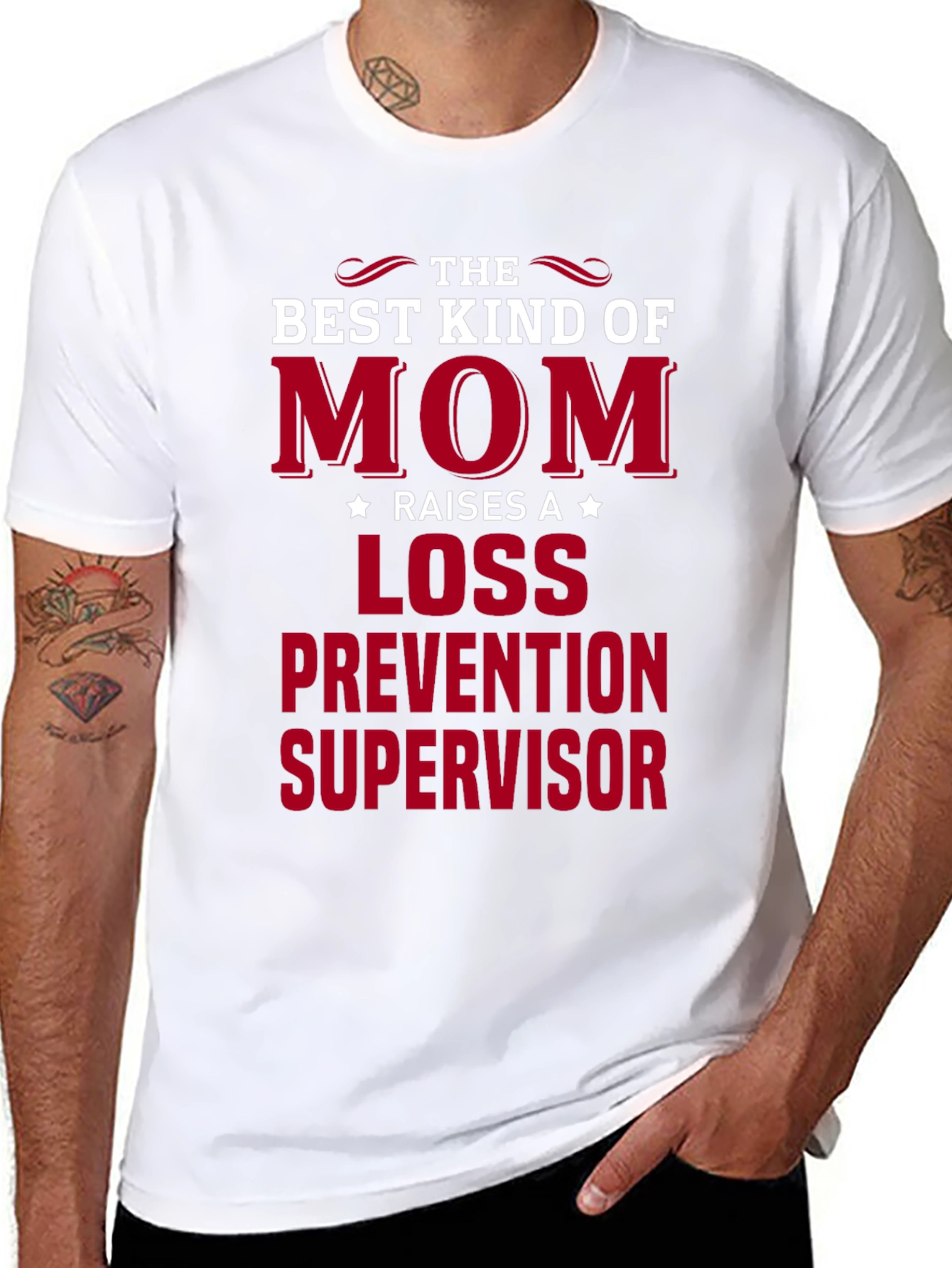 Best Mom Loss Prevention Supervisor Graphic Tee