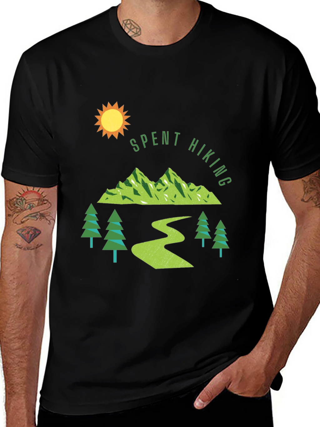 Hiking Adventure Graphic T-Shirt