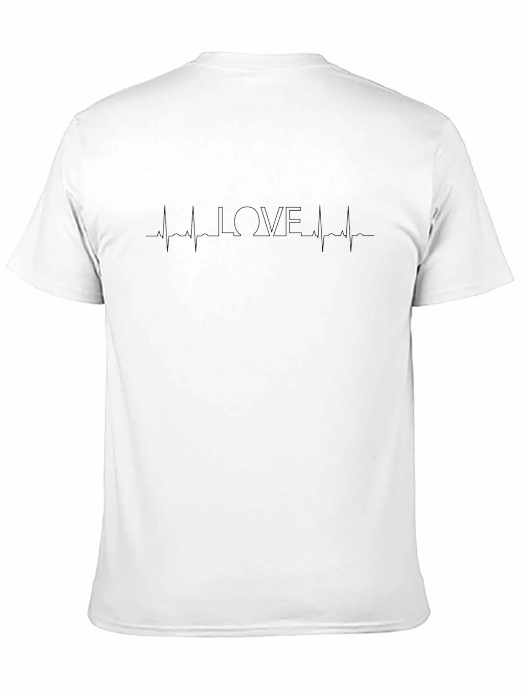 LOVE Heartbeat Black Graphic Tee