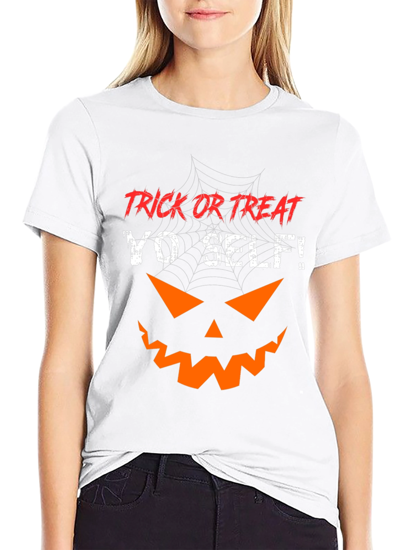 Trick or Treat Yo Self! Halloween Graphic Tee