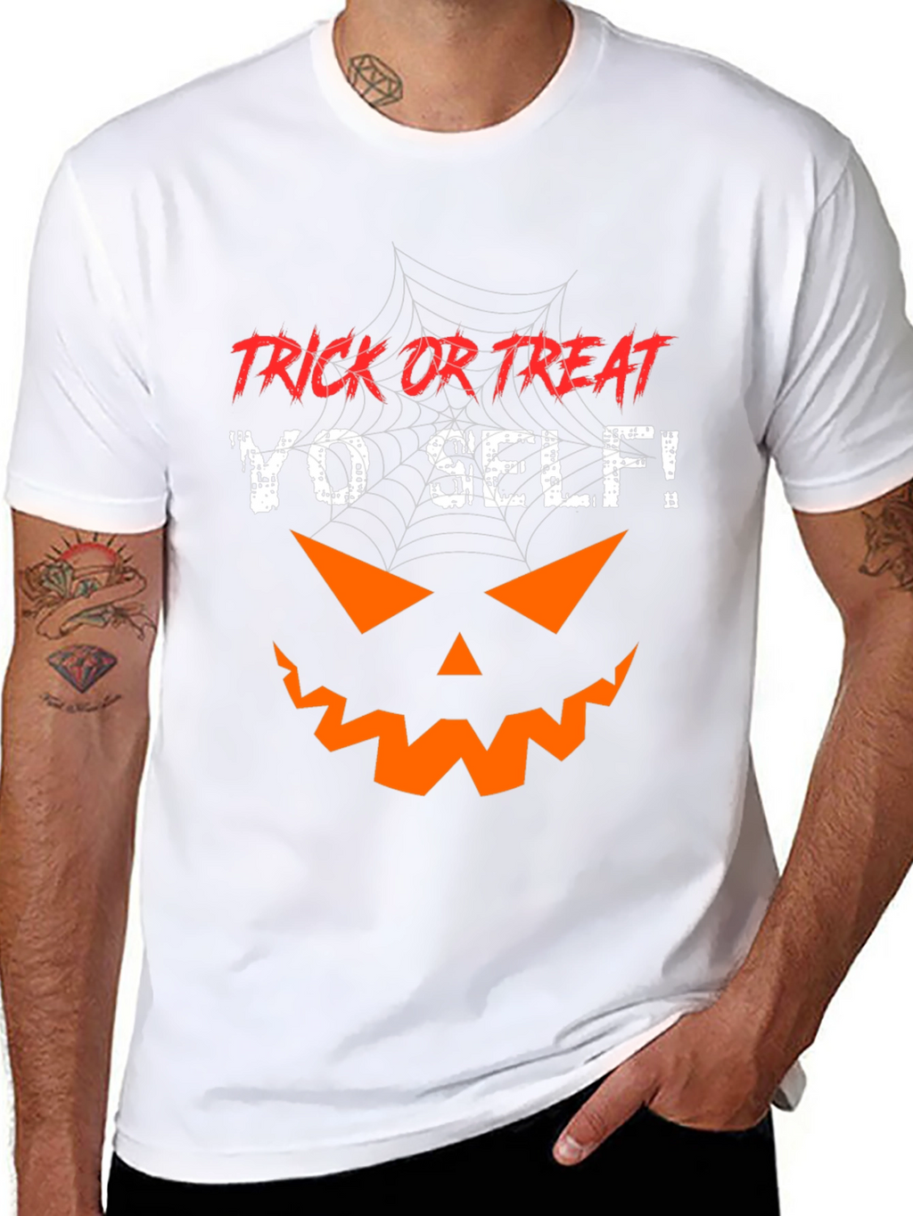 Trick or Treat Yo Self! Halloween Graphic Tee