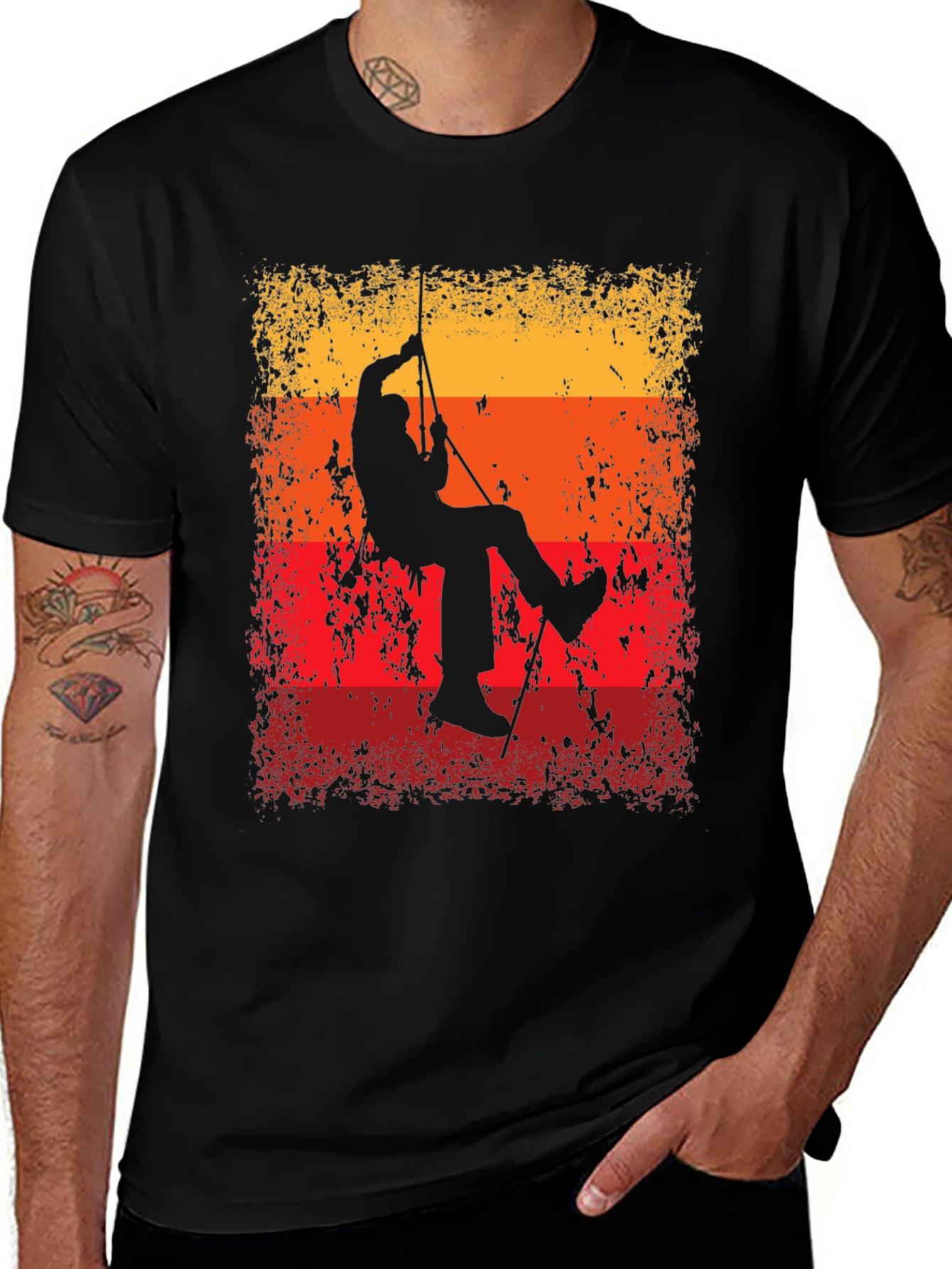 Climbing Silhouette Graphic Tee