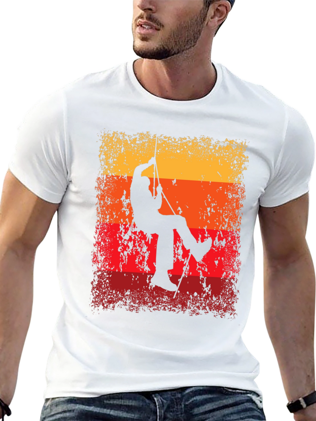 Climbing Silhouette Graphic Tee