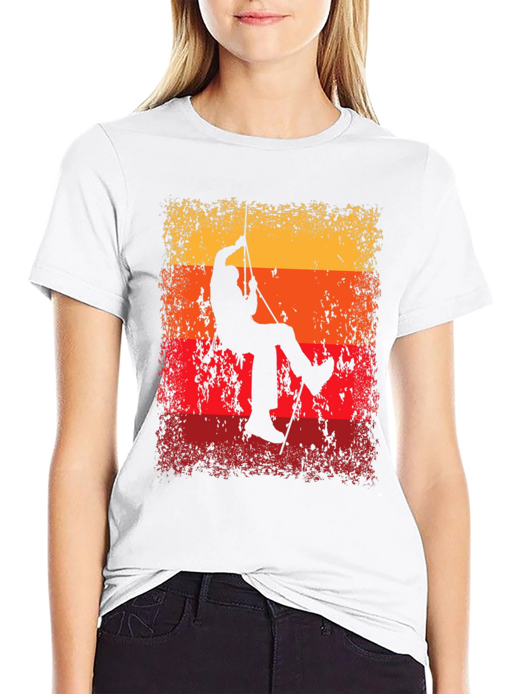 Climbing Silhouette Graphic Tee