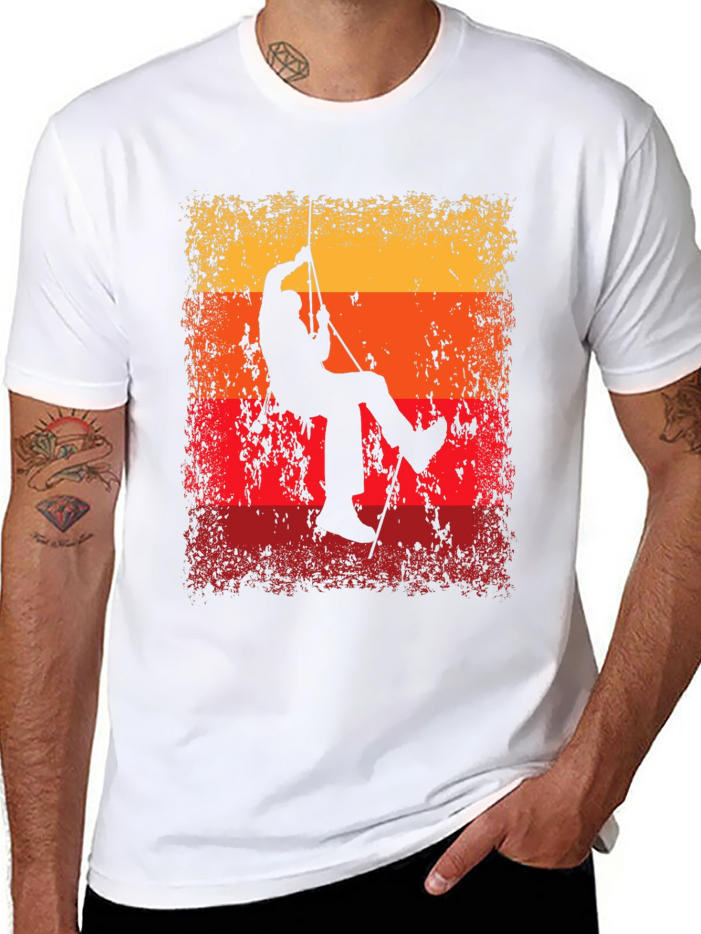 Climbing Silhouette Graphic Tee