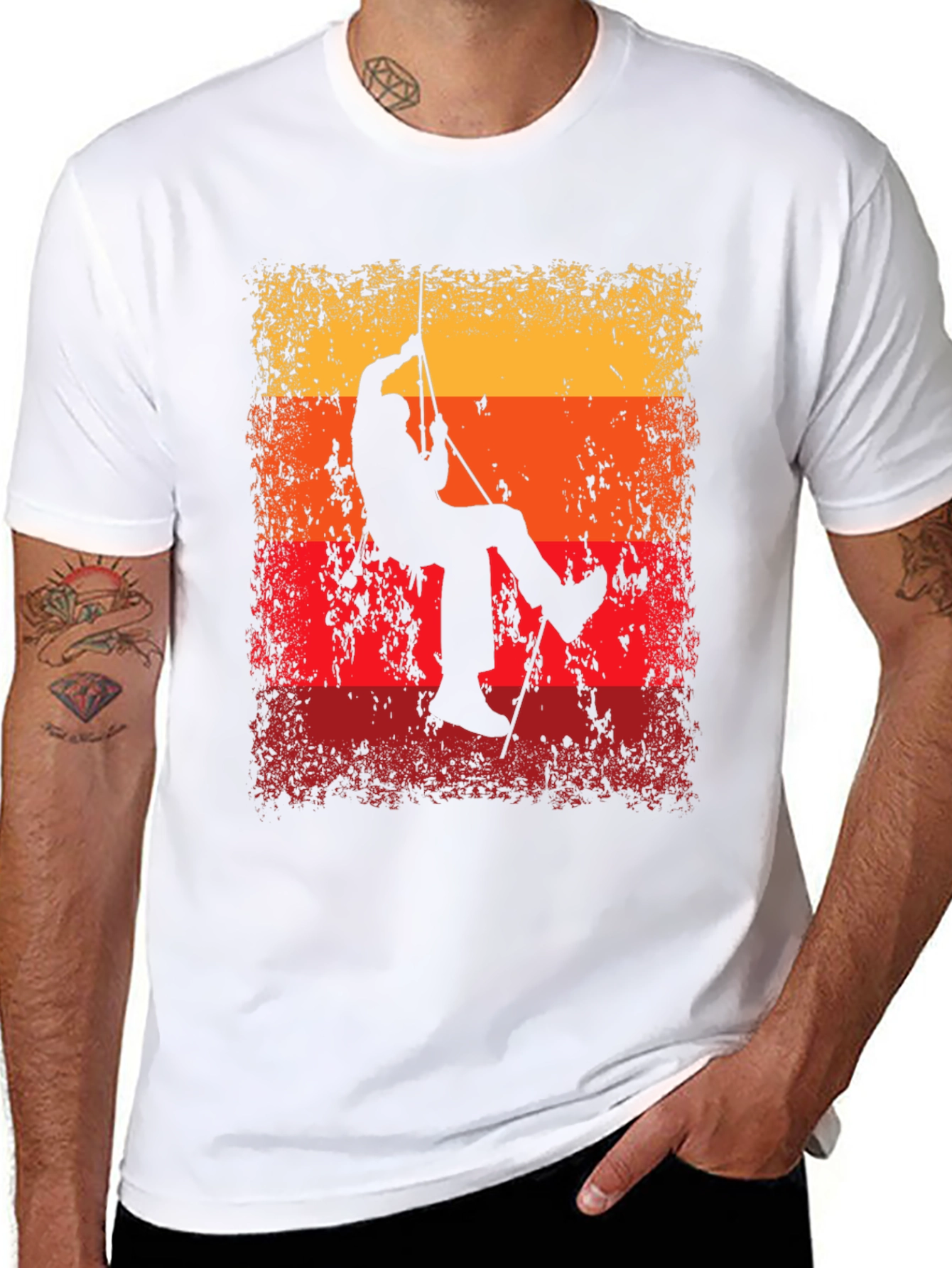 Climbing Silhouette Graphic Tee