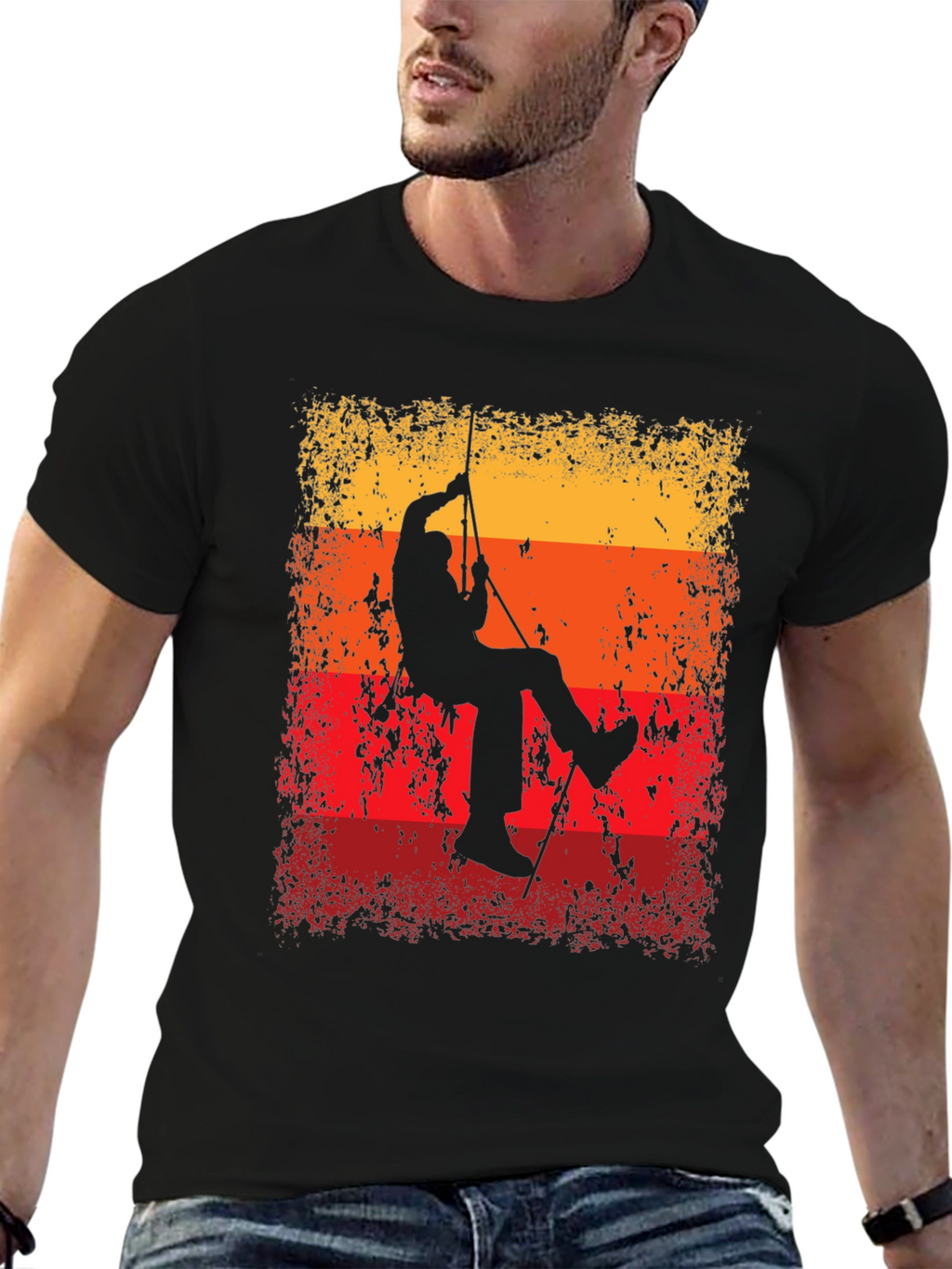 Climbing Silhouette Graphic Tee