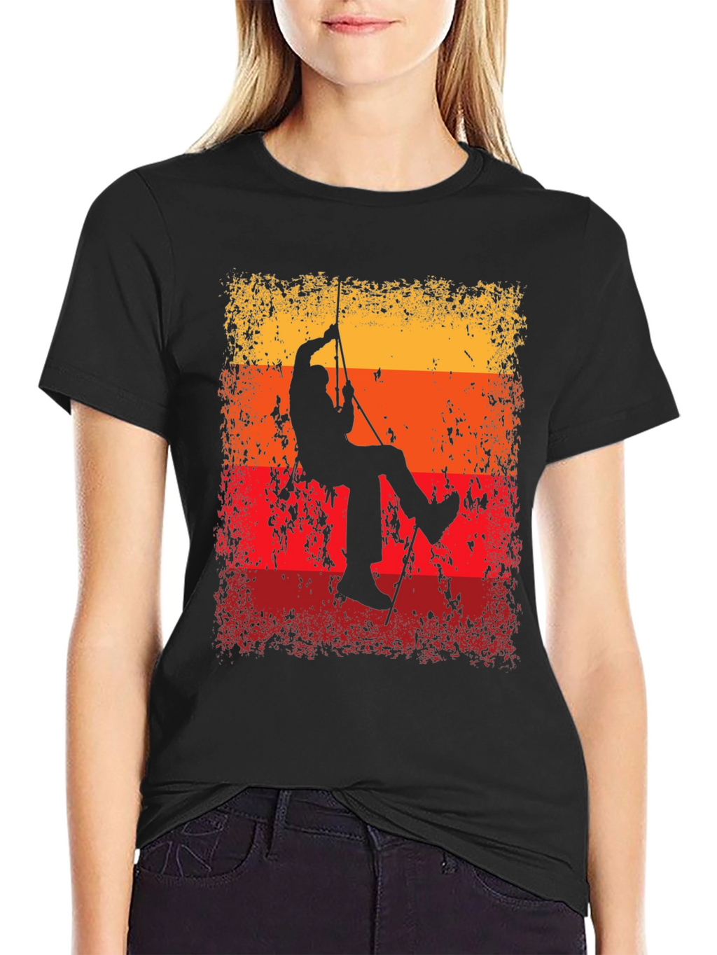 Climbing Silhouette Graphic Tee