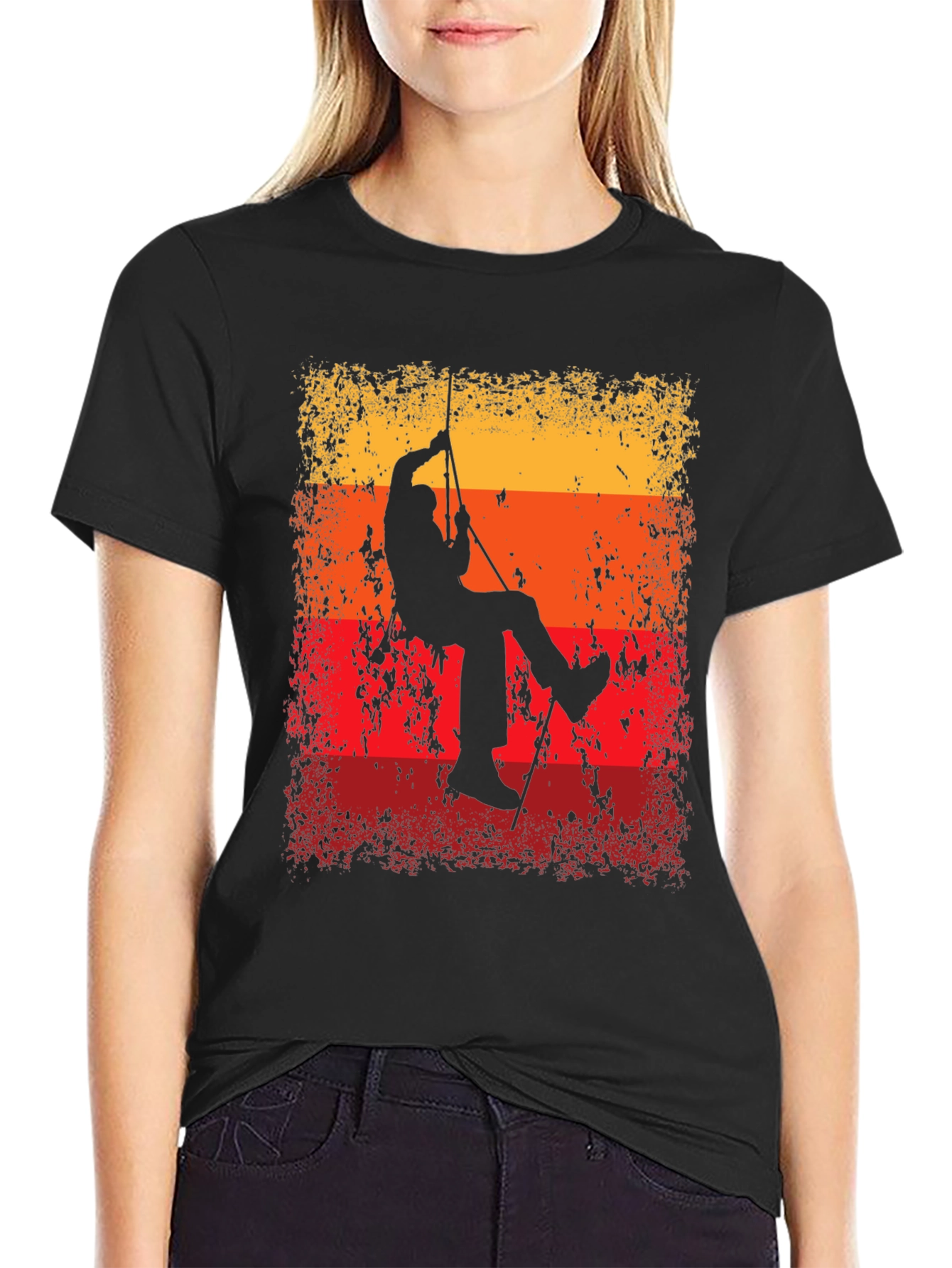 Climbing Silhouette Graphic Tee