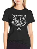 Wolf Graphic Tee - Fierce Style