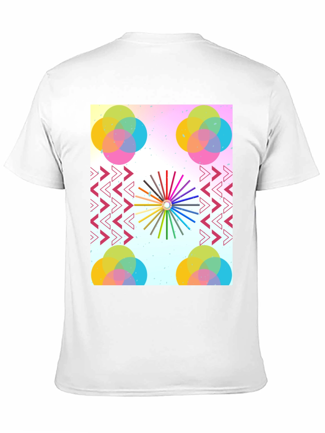 Artistic Graphic Print Tee - Modern Design
