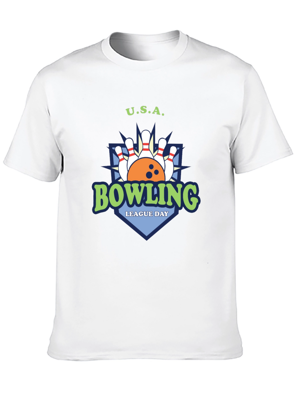 Bowling League Day USA T-Shirt