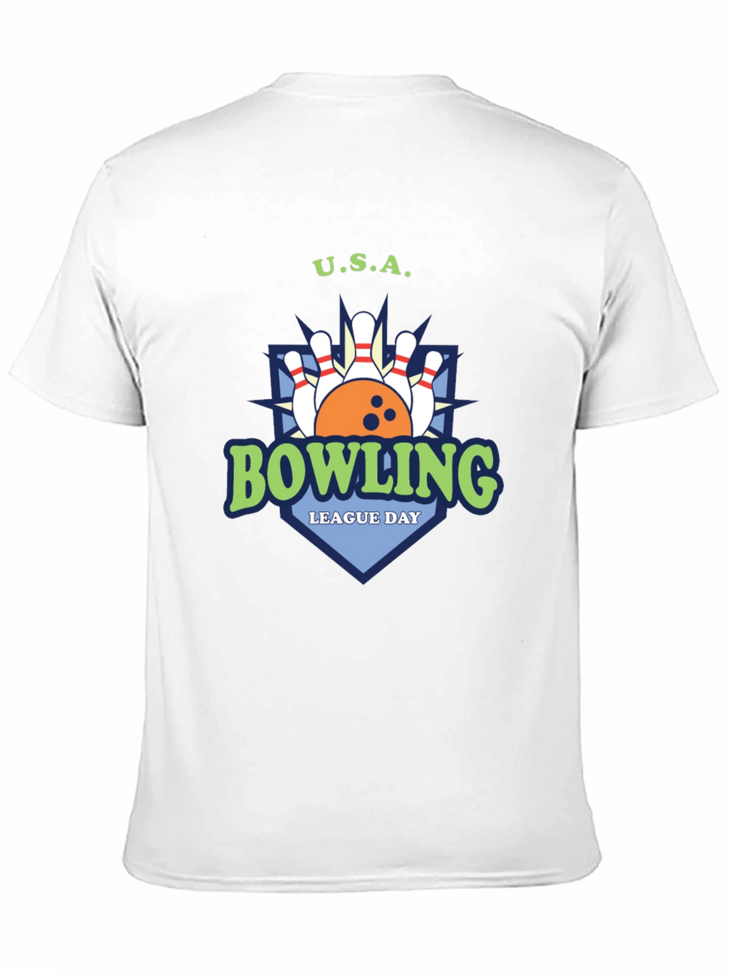 Bowling League Day USA T-Shirt