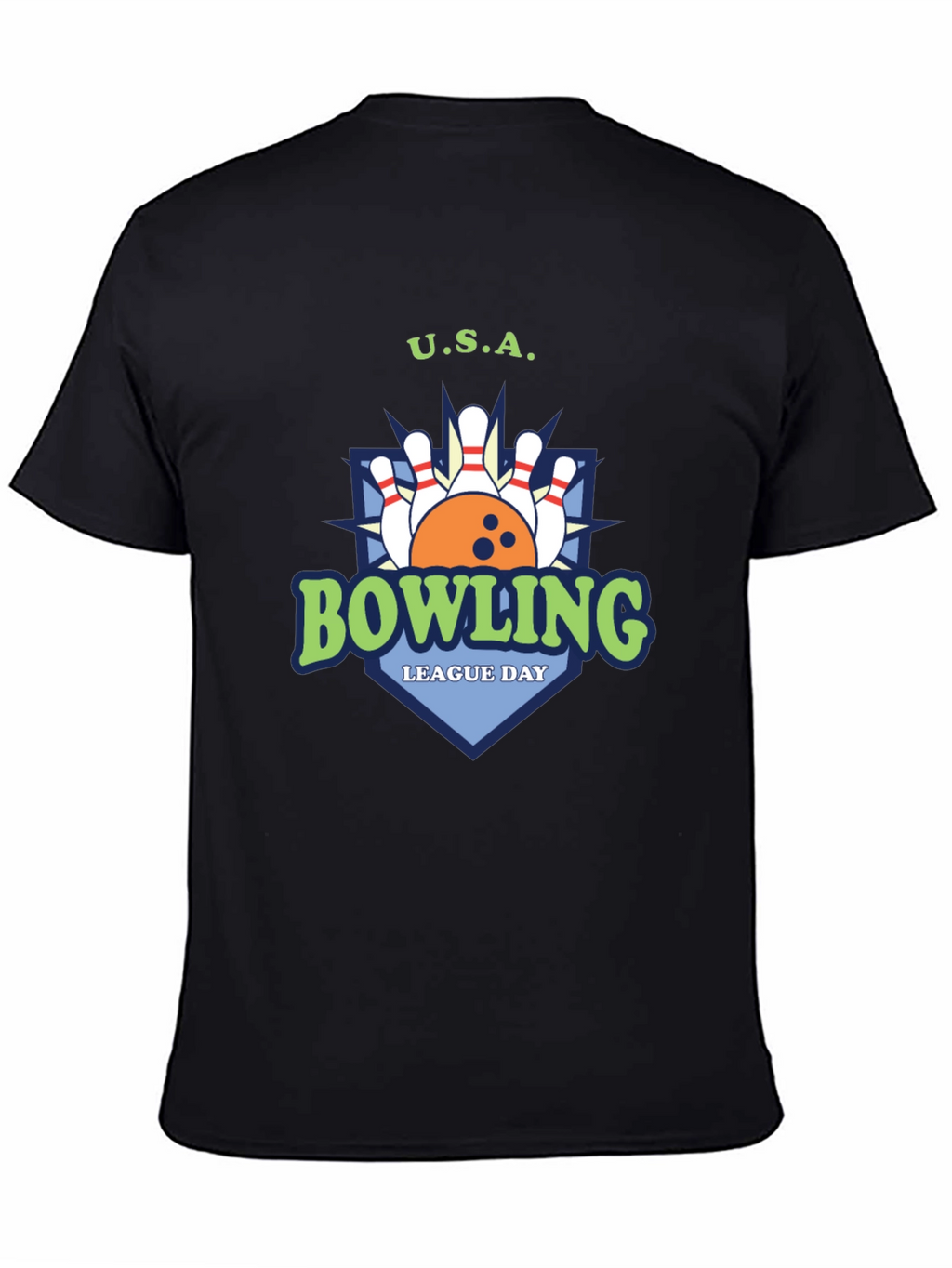 Bowling League Day USA T-Shirt