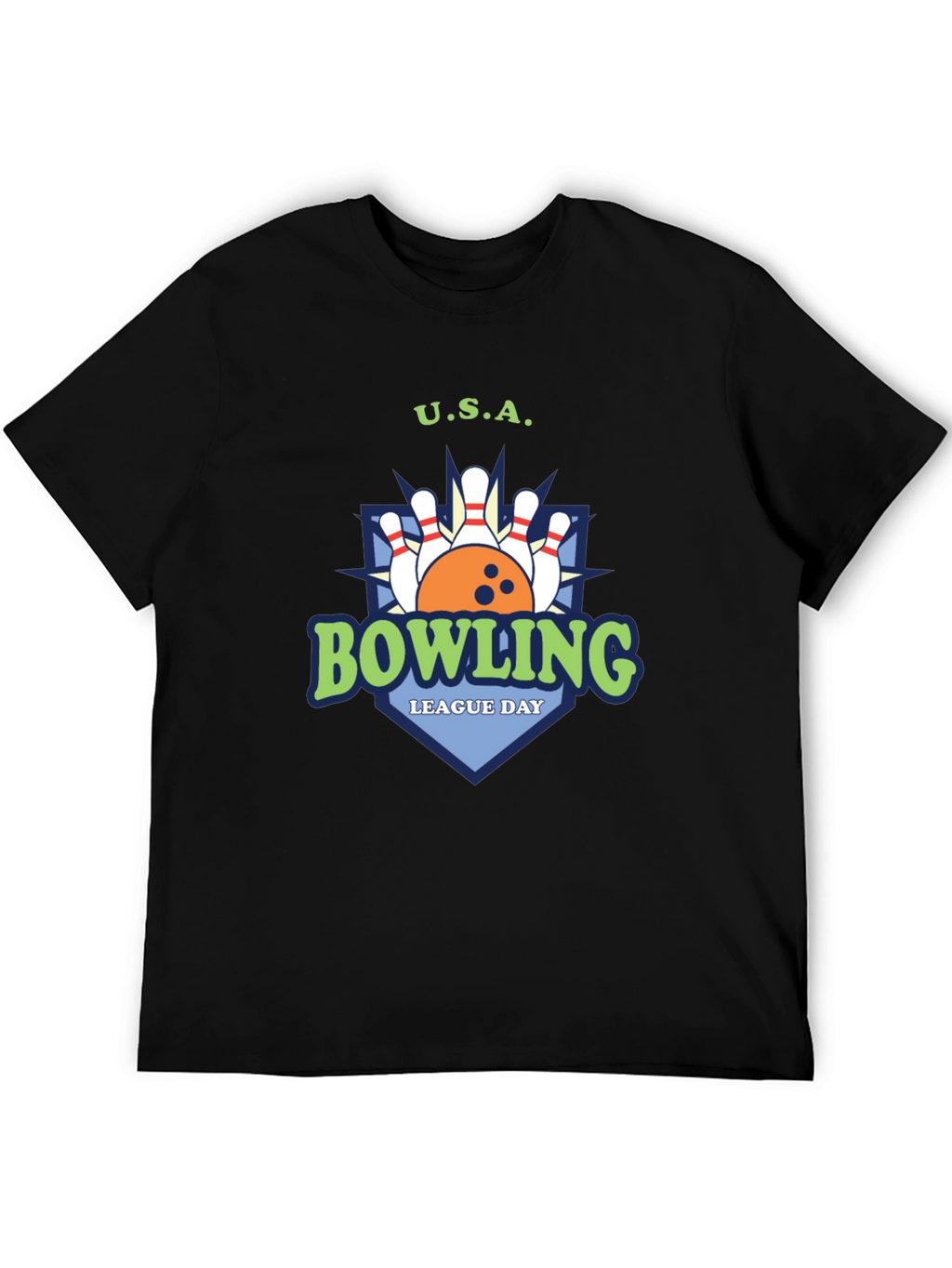 Bowling League Day USA T-Shirt