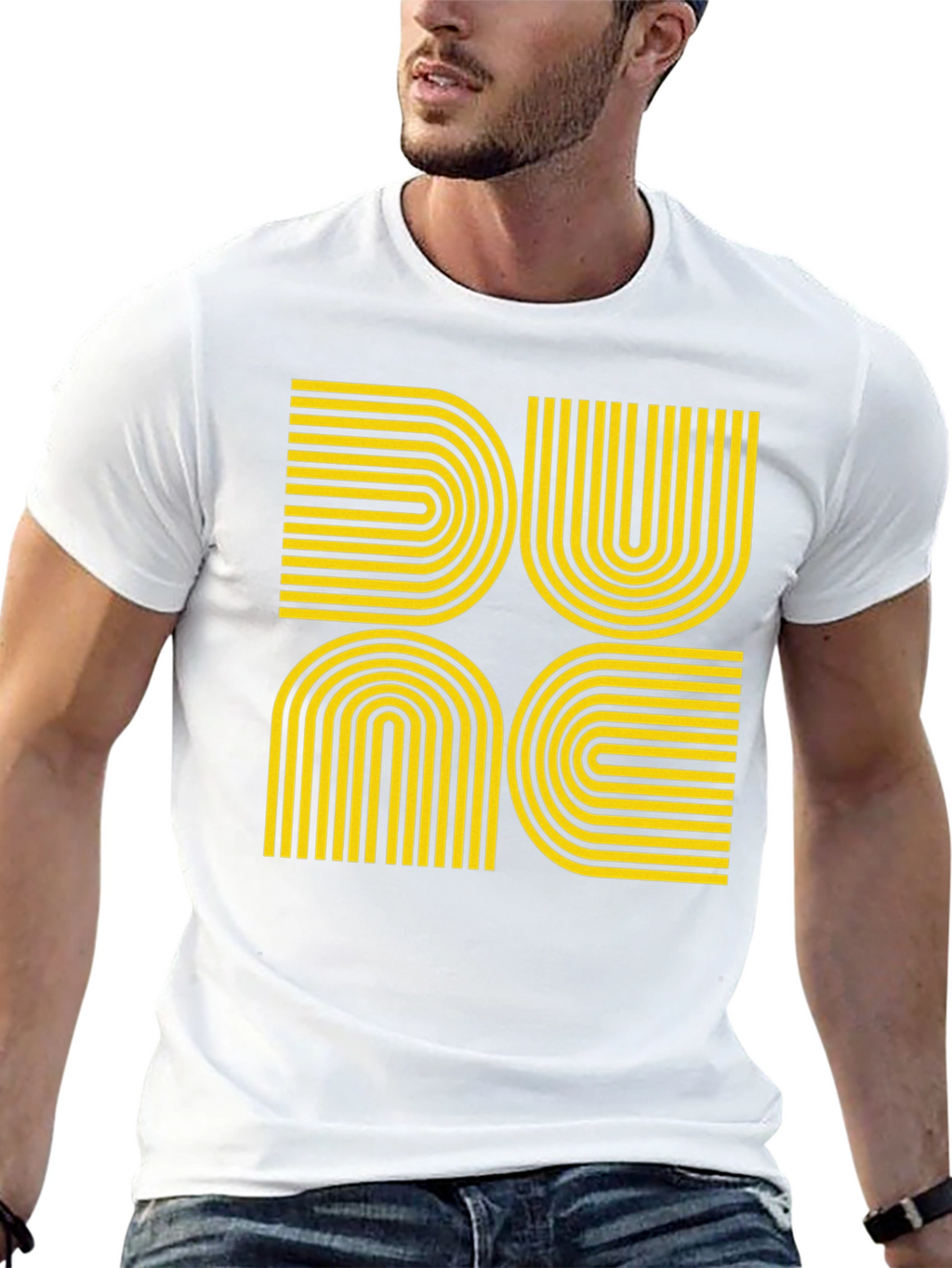 Dune-Inspired Retro Graphic Tee - Black