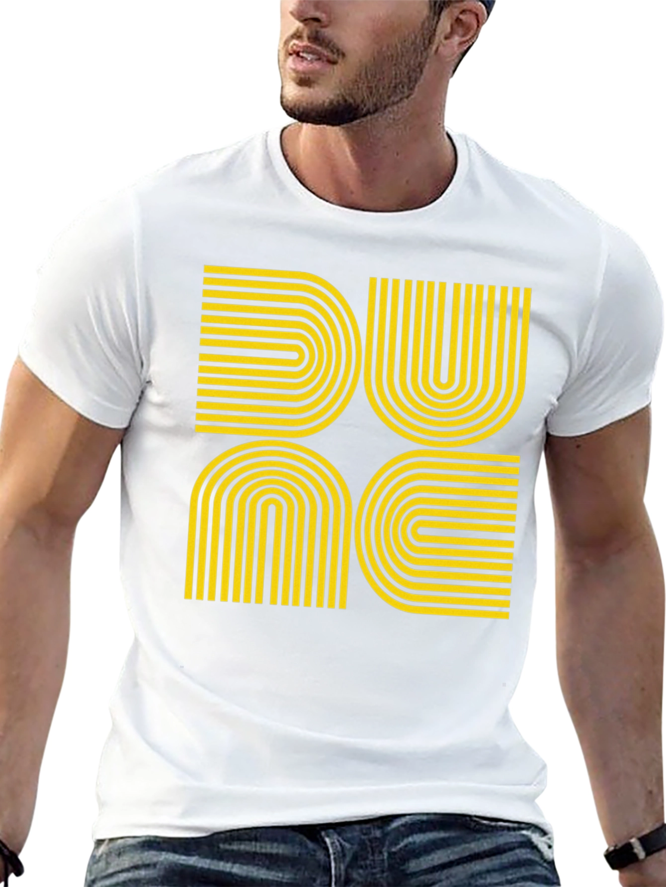Dune-Inspired Retro Graphic Tee - Black