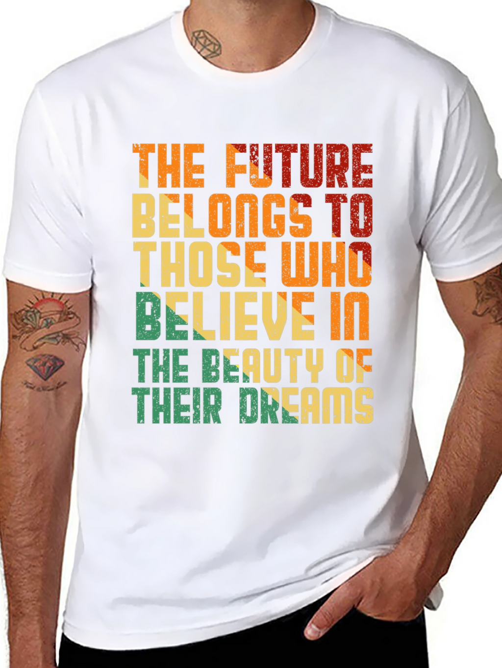 Inspirational Future Belongs Graphic T-Shirt
