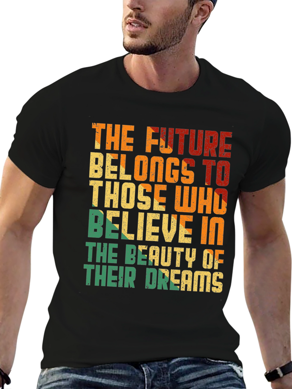 Inspirational Future Belongs Graphic T-Shirt