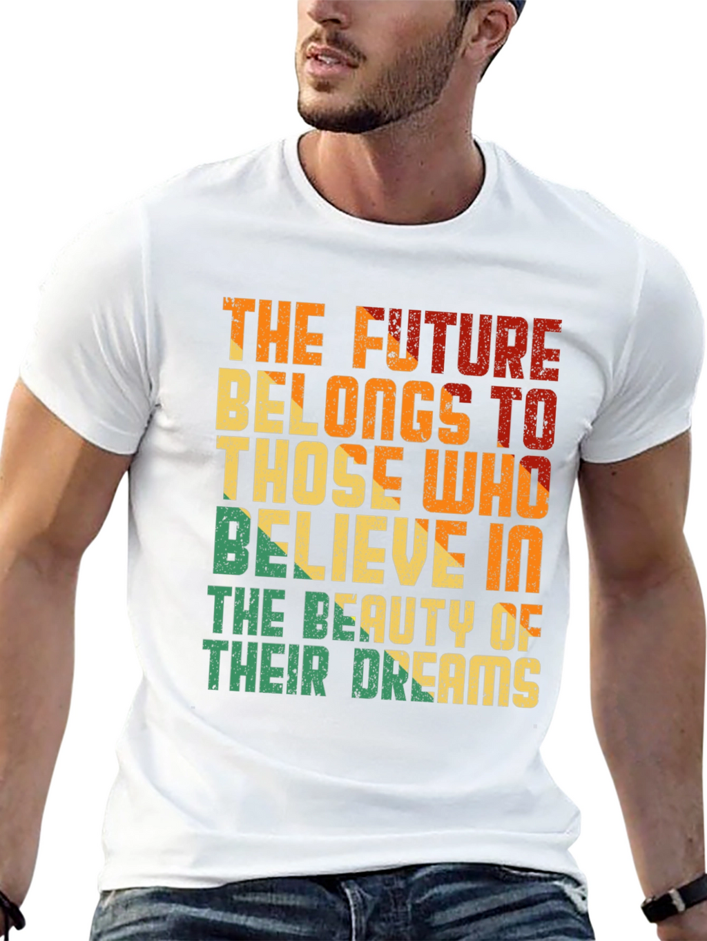 Inspirational Future Belongs Graphic T-Shirt