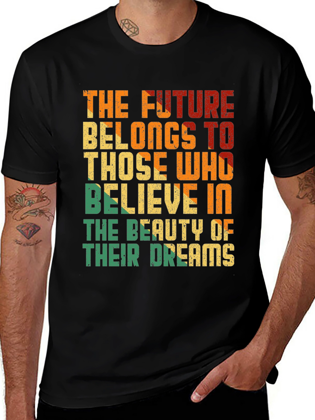 Inspirational Future Belongs Graphic T-Shirt
