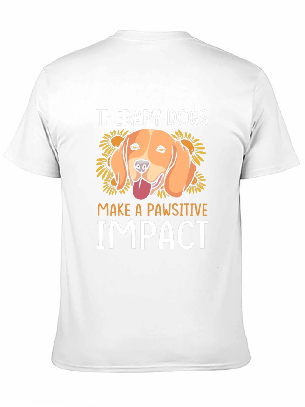 Therapy Dogs Pawsitive Impact Graphic T-Shirt