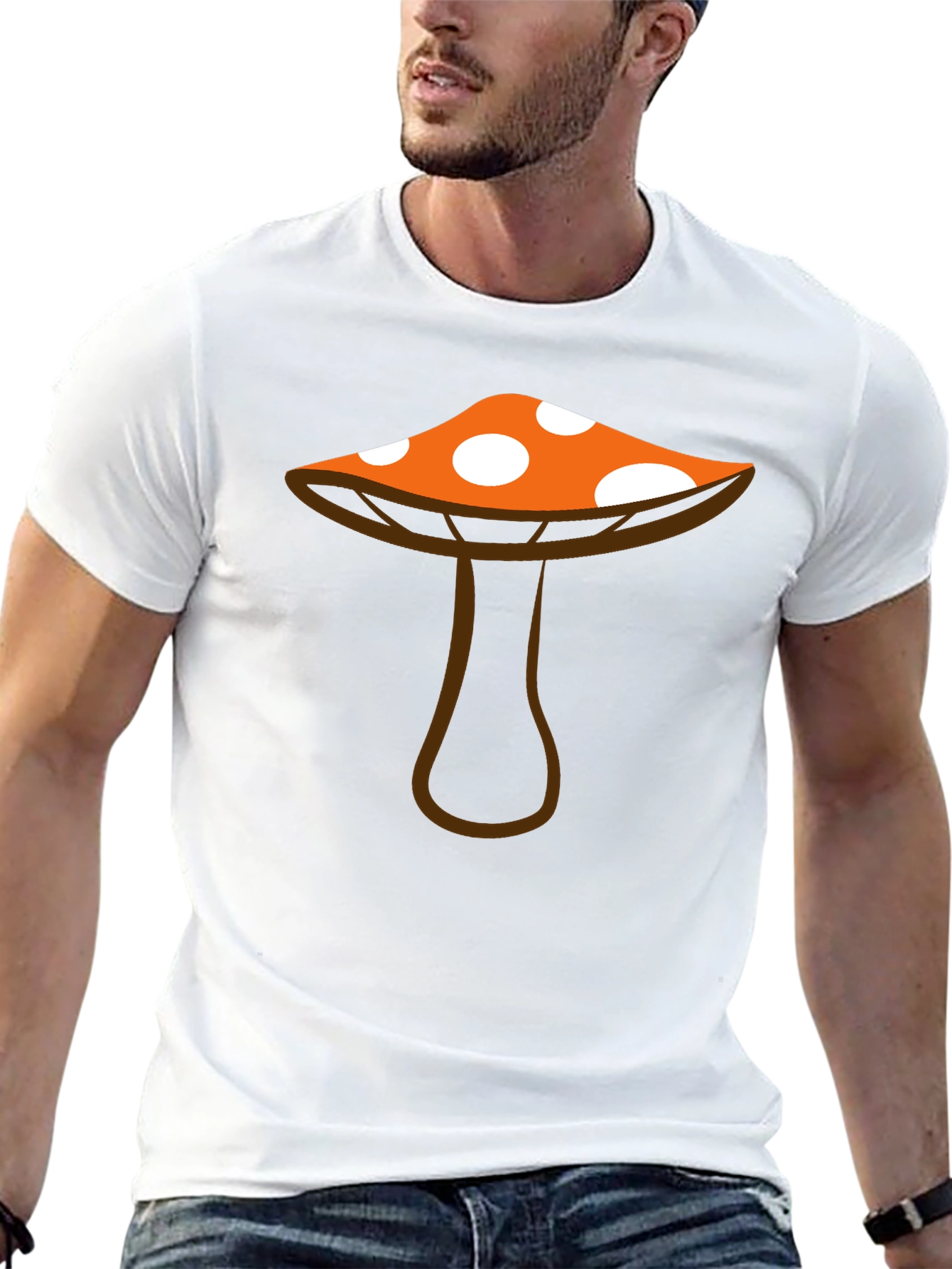 Funky Mushroom Graphic Tee