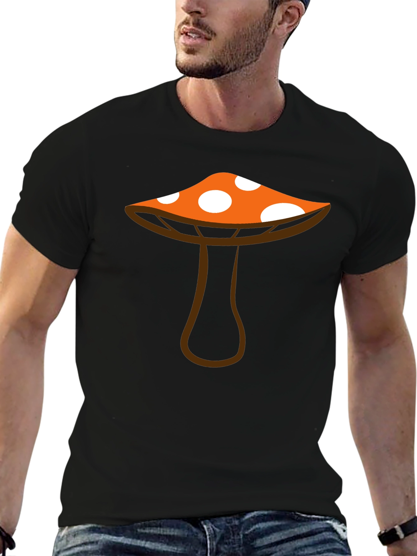 Funky Mushroom Graphic Tee