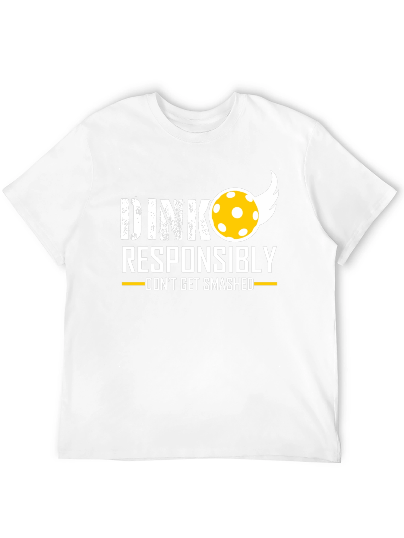 Dink Responsibly T-Shirt - Funny Pickleball Tee