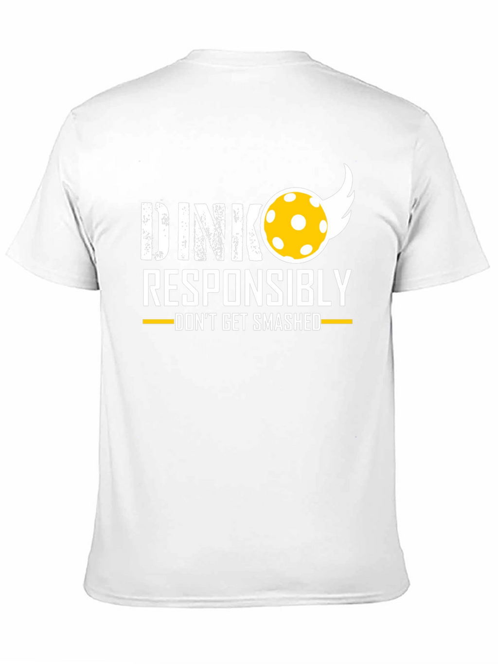 Dink Responsibly T-Shirt - Funny Pickleball Tee