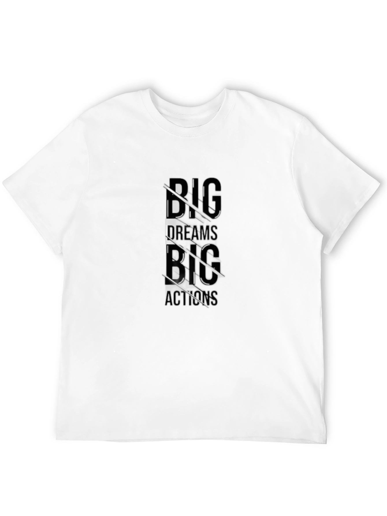 Big Dreams Big Actions Black Graphic Tee