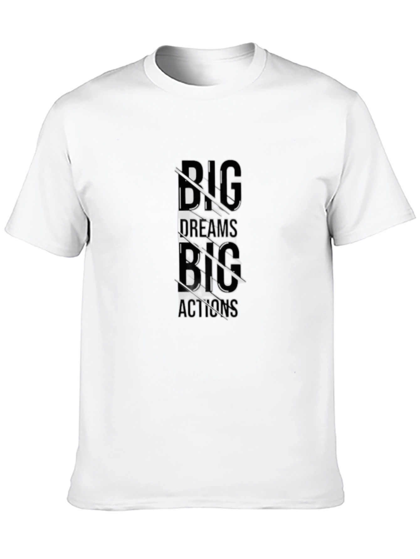 Big Dreams Big Actions Black Graphic Tee