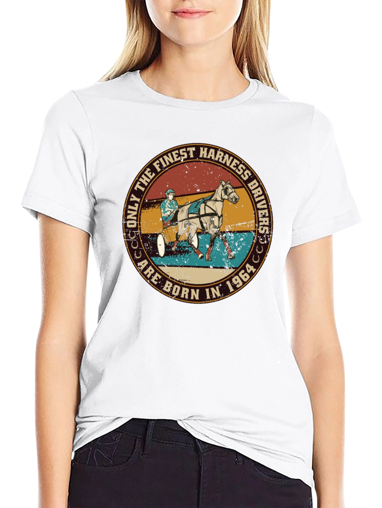 Vintage Harness Driver T-Shirt - Born in 1964