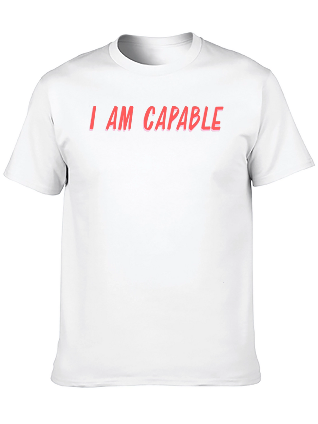 I AM CAPABLE - Black T-Shirt