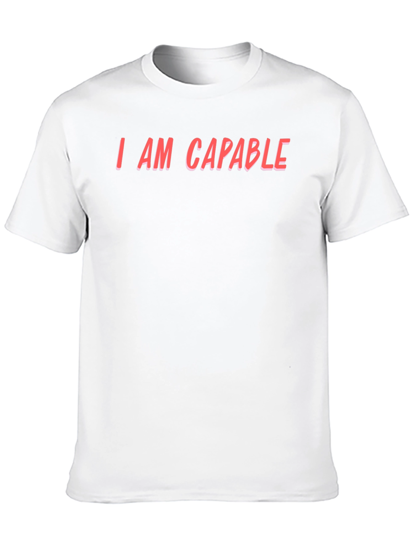 I AM CAPABLE - Black T-Shirt