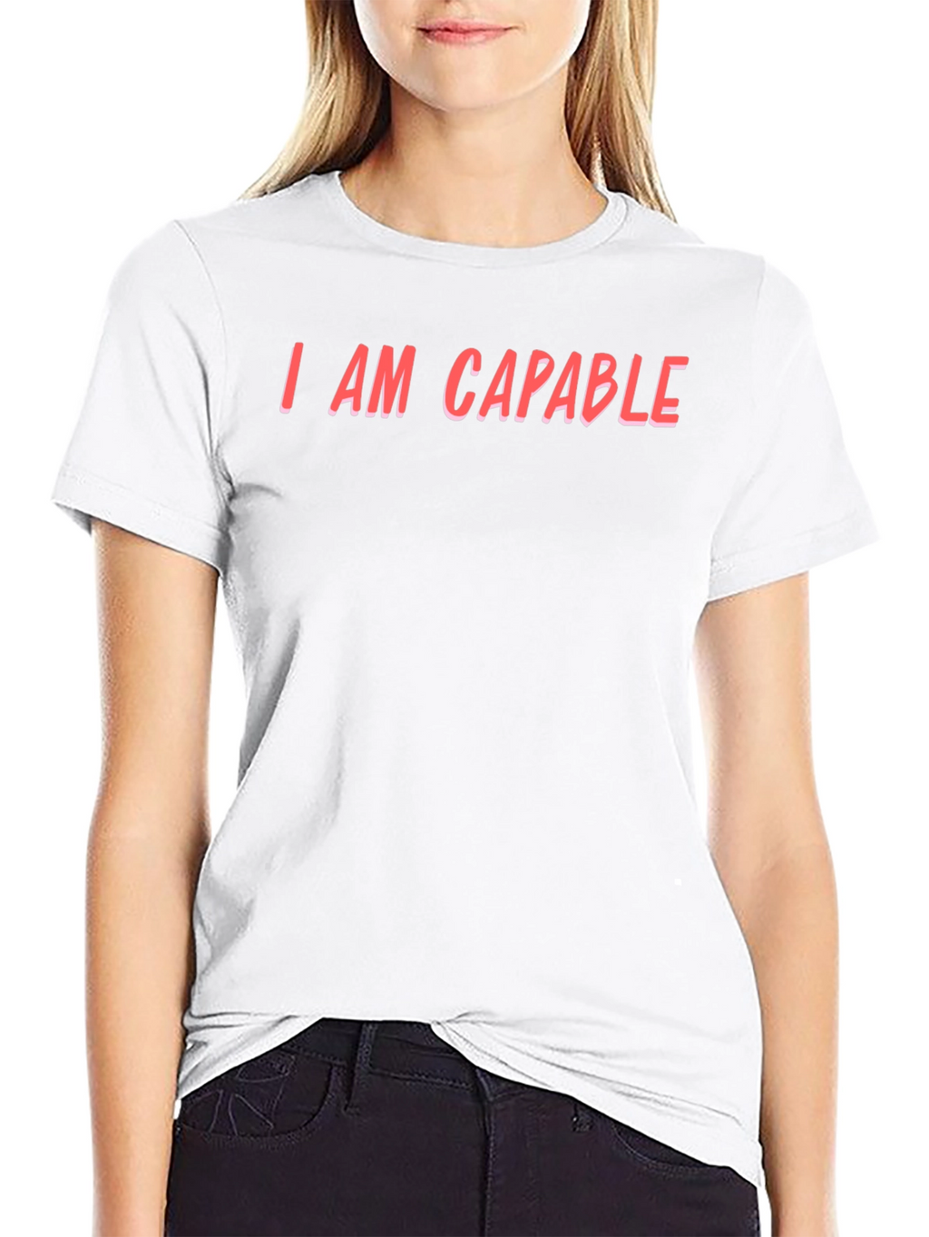 I AM CAPABLE - Black T-Shirt