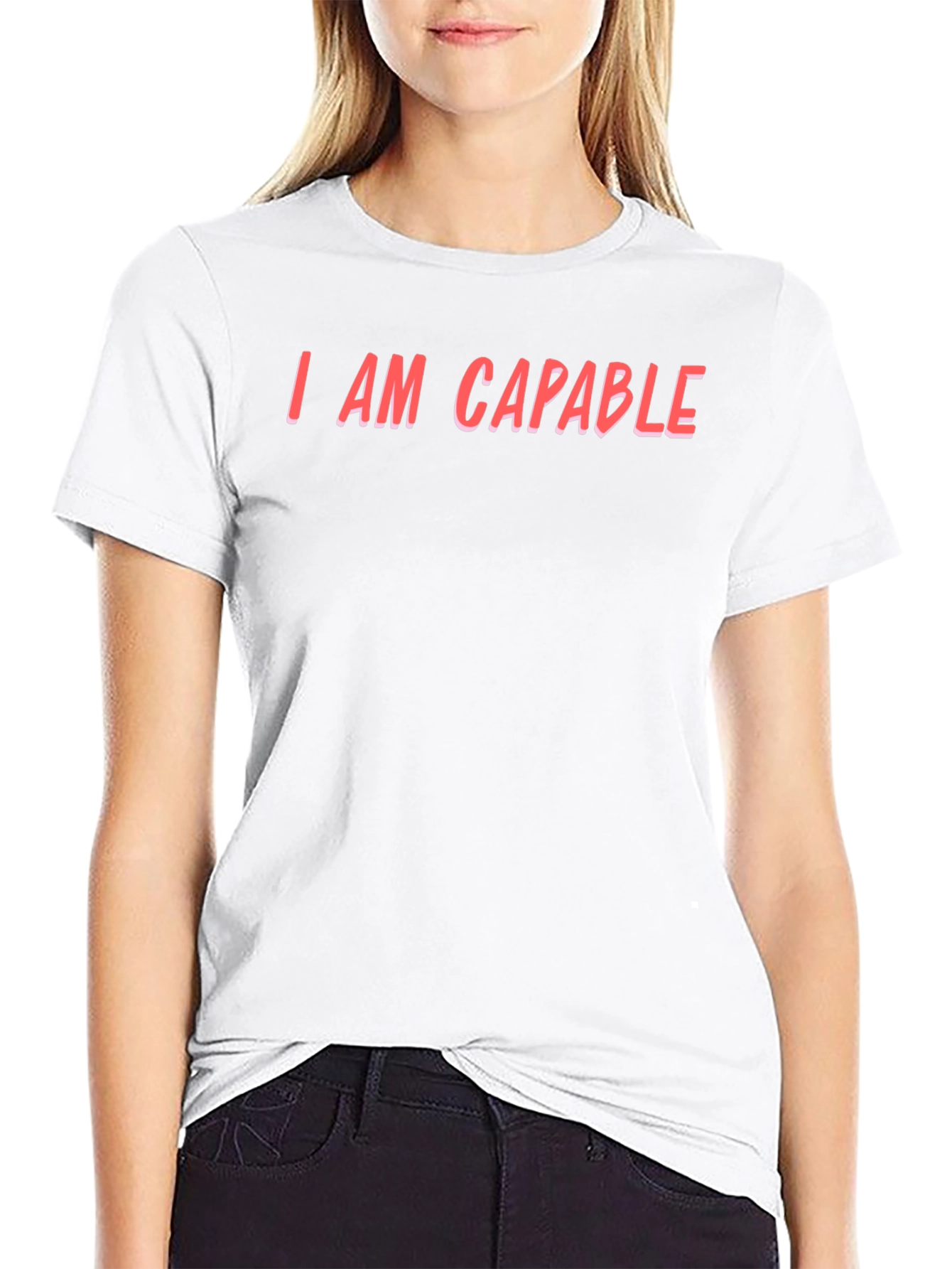 I AM CAPABLE - Black T-Shirt