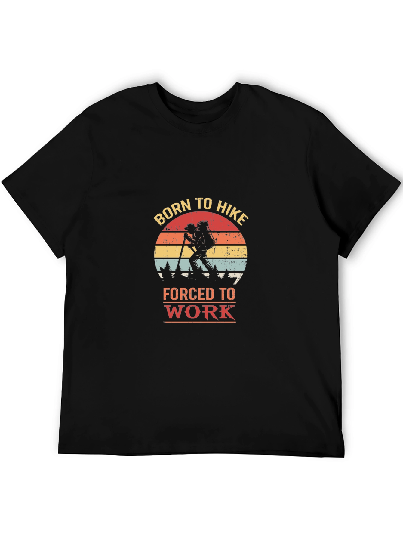Born To Hike Graphic Tee - Outdoor Adventure Shirt