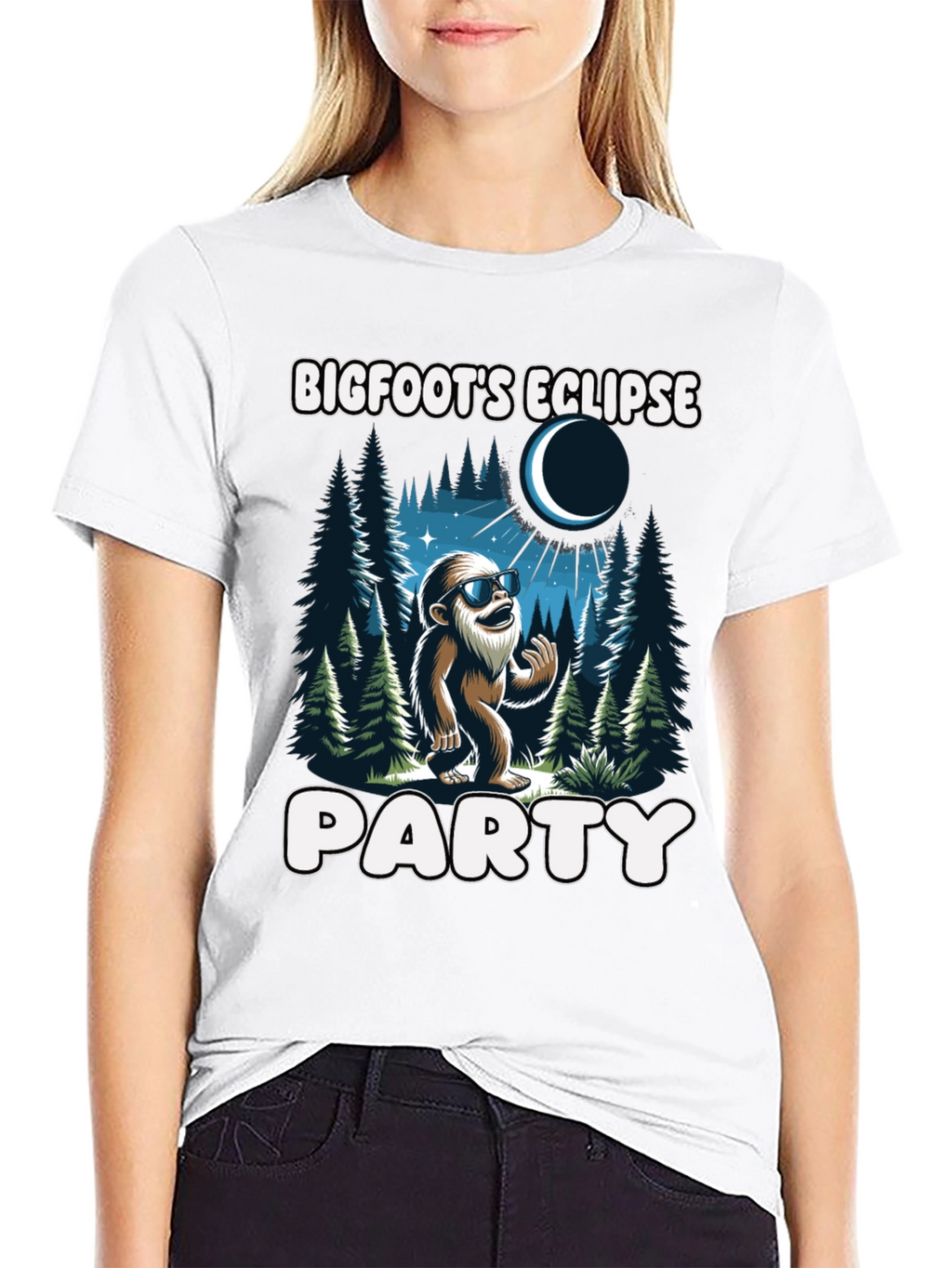 Bigfoots Eclipse Party T-Shirt