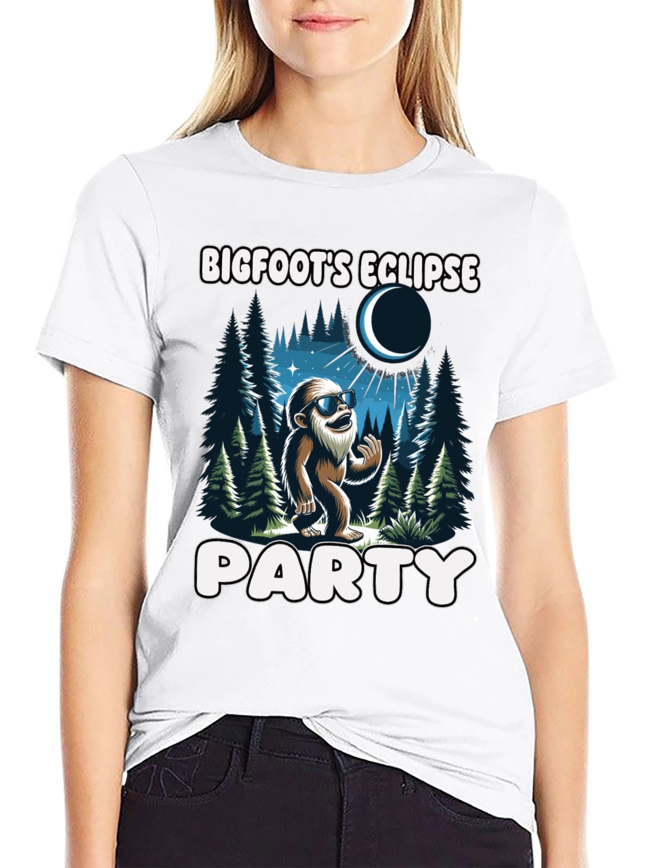 Bigfoots Eclipse Party T-Shirt