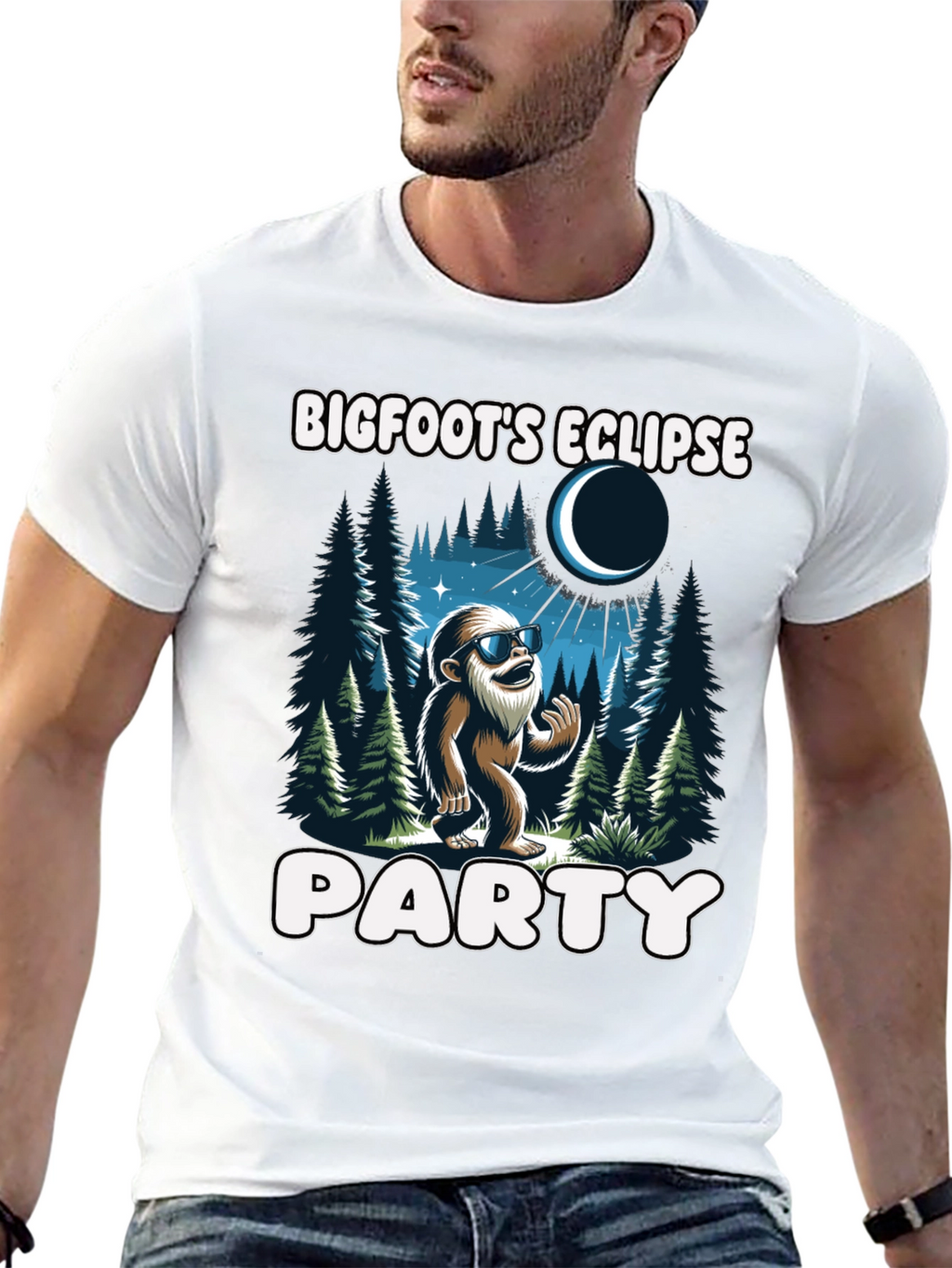 Bigfoots Eclipse Party T-Shirt